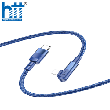 CÁP SẠC U108 Lightning To PD charging data cable 2M, PD20W (Xanh)