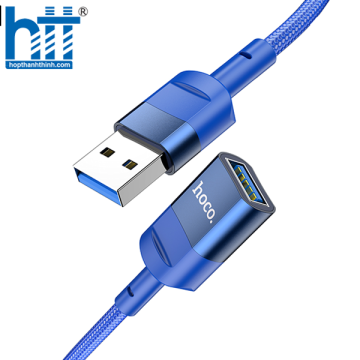 CÁP SẠC U107 USB male to USB female USB3.0 charging data sync extension cable 1.2M (Xanh)