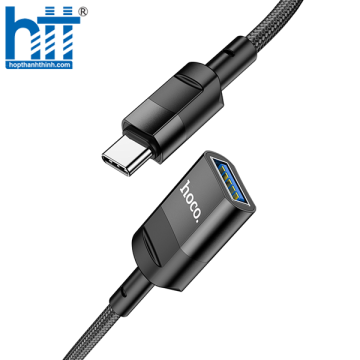 HOCO U107 Type-C male to USB female USB3.0 charging data sync extension cable 1.2M, 5V / 2A, 3A (Đen)
