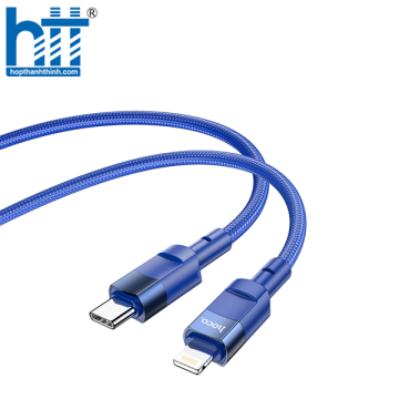 CÁP SẠC U106 Moulder PD charging data cable for Lightning 1.2M PD20W (Xanh)