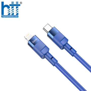 CÁP SẠC U106 Moulder PD charging data cable for Lightning 1.2M PD20W (Xanh)