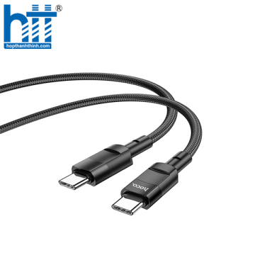 CÁP SẠC U106 Moulder 100W charging data cable for Type-C to Type-C 1.2M , 100W , 20V / 5A , 3A (Đen)