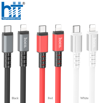 Cáp Sạc X85 Lightning Strength PD charging data cable 1M PD20W (Trắng)