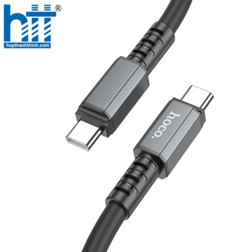 Cáp Sạc X85 Type-C To Type-C Strength 60W charging data cable 1M, 60W, 20V/3A (Đen)