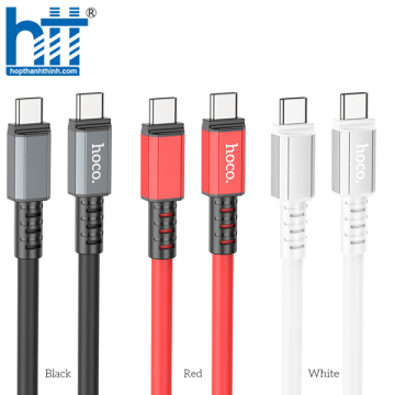 Cáp Sạc X85 Type-C To Type-C Strength 60W charging data cable 1M, 60W, 20V/3A (Trắng)