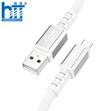 Cáp Sạc X85 Micro Strength charging data cable 1M, 2.4A (Trắng)