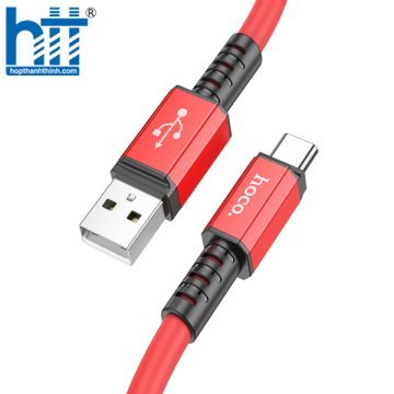Cáp Sạc X85 Type-C Strength charging data cable 1M, 3A (Đỏ)