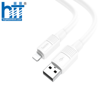 Cáp Sạc X84 Lightning Solid charging data cable 1M, 2.4A (Trắng)