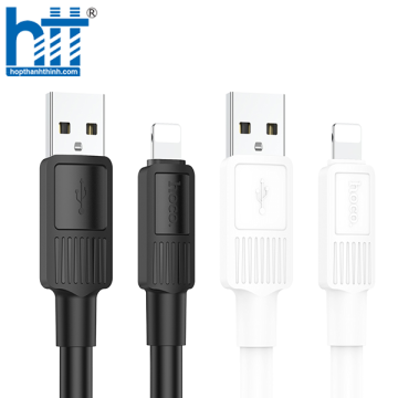 Cáp Sạc X84 Lightning Solid charging data cable 1M, 2.4A (Trắng)