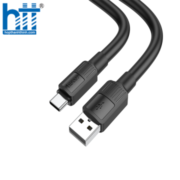 Cáp Sạc X84 Type-C solid charging data cable 1M, 3A (Đen)