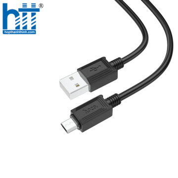 Cáp Sạc X73 Micro charging data cable 1M, 2.4A (Đen)