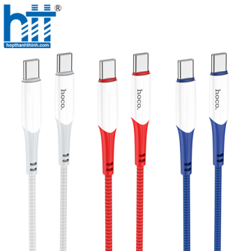 Cáp Sạc X70 Ferry 60W charging data cable Type-C To Type-C 1M, 60W, 3A (Trắng )