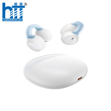 Tai nghe Bluetooth Baseus AirGo 1 Ring Open-Ear TWS Earbuds White