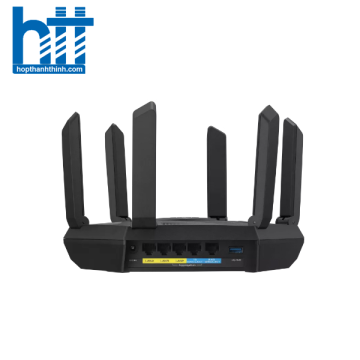 Bộ phát wifi 6 Asus RT-AXE7800 Tri-band (Chuẩn AX/ AXE7800Mbps/ 6 Ăng-ten ngoài/ Wifi Mesh/ Dưới 80 User)