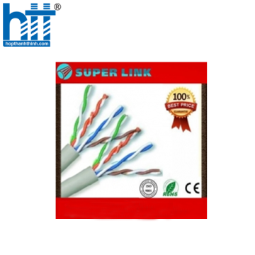 Cáp mạng 100% đồng nguyên chất  Superlink Cat 5e UTP