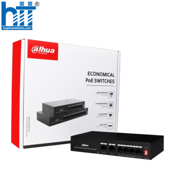 Switch POE 6 cổng tốc độ cao DAHUA DH-PFS3006-4ET-36