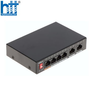 Switch POE 6 cổng 10/100Mbps DAHUA DH-PFS3006-4ET-60