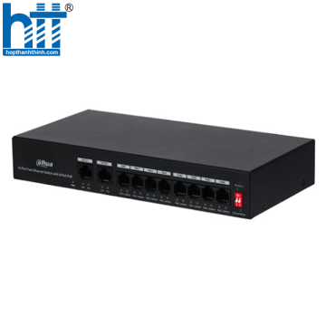 Switch PoE 8 port DAHUA DH-PFS3010-8ET-65 tốc độ nhanh