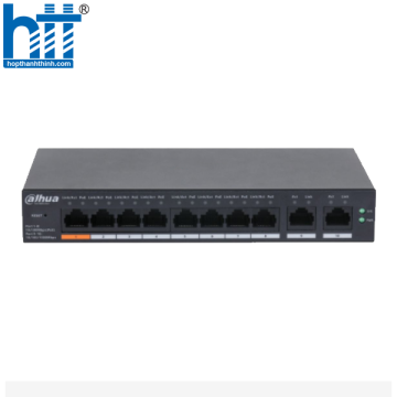 Switch PoE Cloud 10 port DAHUA DH-CS4010-8ET-60