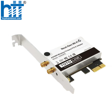 Card Wifi Totolink X5400PE | PCIe | Wifi 6E + Bluetooth 5.2 | 5400Mbps
