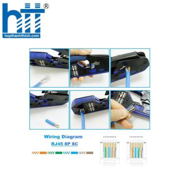 Kìm bấm mạng RJ45 Cat6a Cat6 PL-0567