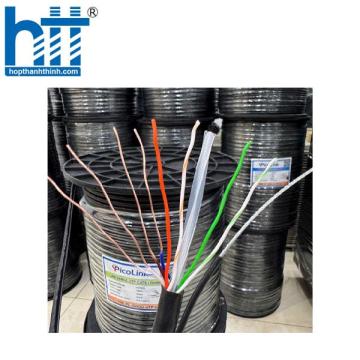 Cáp mạng CAT6 ngoài trời UTP - Có dây chịu lực gia cường PL-305OD-UTP-C6