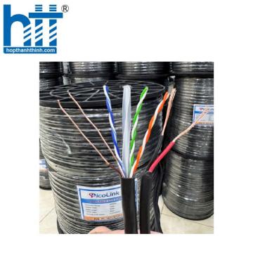Dây mạng, Cáp mạng CAT6 UTP Liền nguồn +2C lõi đồng mã P/N: PL-305LN-UTP-C6 