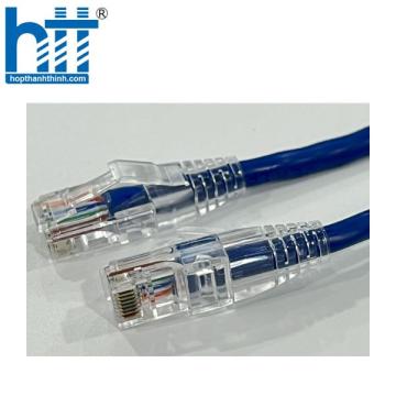 Dây nhảy, CAT6 - 3m lõi đồng 100% PicoLink - Blue - Bấm máy