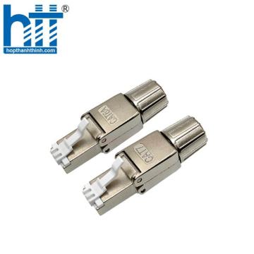 Hạt mạng CAT6A không dùng TOOL chuẩn công nghiệp, chống nhiễu Shielded, có chụp PICOLINK 