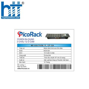 Thanh nguồn PDU Đa năng 12 ổ cắm 32A dùng cho tủ mạng C19 