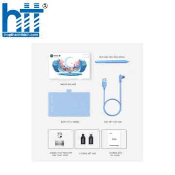 Bảng vẽ điện tử Parblo Ninos N N7B (Xanh/Đen)
