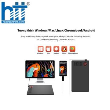 Bảng vẽ cảm ứng Veikk A15 Pro