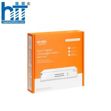 Switch Aruba Instant On 1430 8G 64W R8R46A Gigabit (1000Mbps)/ 8 Cổng/ 8 cổng PoE/ Vỏ Thép