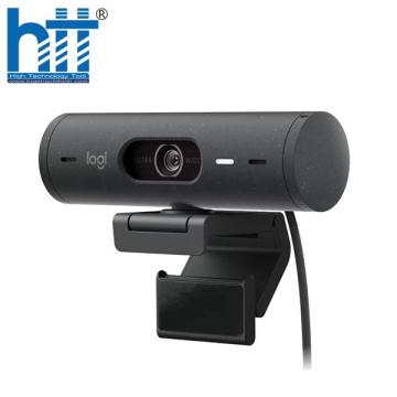 Webcam Logitech Brio 500 1080p full HD (Màu đen)
