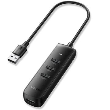Bộ Hub chia USB 3.0 ra 4 cổng USB 3.0 Ugreen 10915 cao cấp (hỗ trợ nguồn Micro USB)